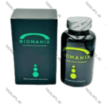 Biomanix Penis Capsule bottle and packaging box on white background