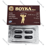 Boyka Plus Power Capsule blister pack with capsule tray and retail box