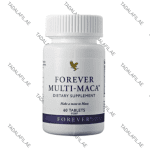 Forever Multi Maca supplement bottle on white background