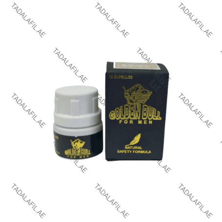 Golden Bull Power Capsule bottle with retail packaging for male wellness support