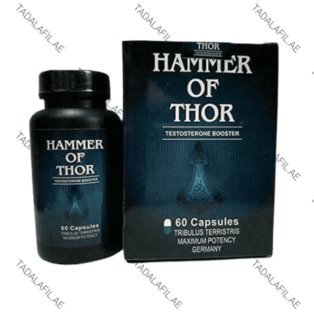 Hammer Of Thor Capsules testosterone booster bottle with retail packaging