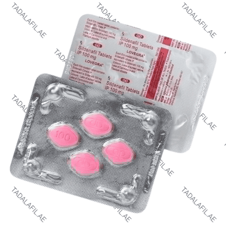Lovegra Tablets for Women blister pack on white background