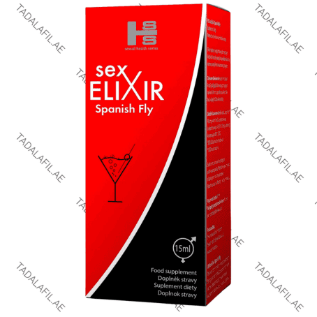 Sex Elixir Spanish Fly 15ml packaging box on white background