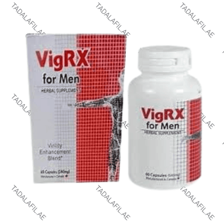 VigRX Penis Capsule bottle and packaging box on white background