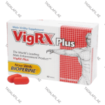 VigRX Plus Tablets packaging box and tablets on white background