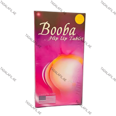 Booba Hip Up Tablets packaging for women on white background