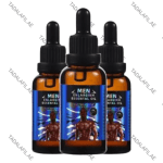 Maxman Enlargement Oil dropper bottle on white background with product label
