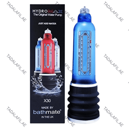 Blue Bathmate HydroMax X30 hydro pump with branded packaging