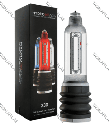 Bathmate HydroMax X30 hydro pump with official retail packaging box