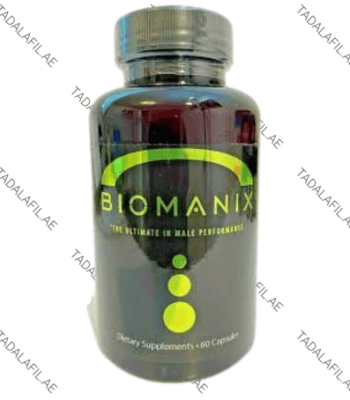 Biomanix Penis Capsule supplement bottle on white background